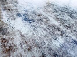 Close-up of weathered wooden surface with natural texture and patterns photo