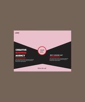 modern business post design banner layout vector