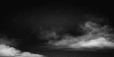 Abstract black smoky texture with soft white smoky patterns. This image can be used as a versatile design element for digital projects, presentations, and backdrops with copy space. vector