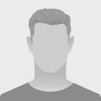 Neutral gray silhouette of male avatar defoult photo placeholder with short hair for anonymous profile picture with minimalist style suitable for various social media platforms and websites. vector