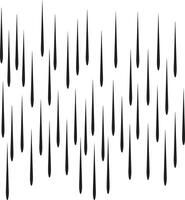 Raindrop pattern silhouette. vector