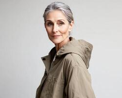 Graceful Strength The Serene Elegance of an Aging Beauty photo