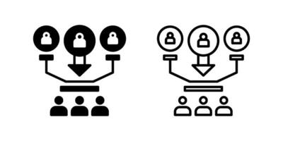 A modern icon set showcasing lead generation symbols, suitable for digital marketing and business projects. vector