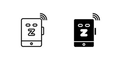 icon set depicting sleep tracker symbols, perfect for health and technology designs. vector