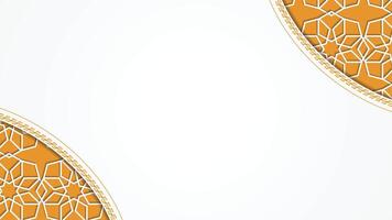 Blank Ramadan Kareem Islamic Geometric Pattern Background vector
