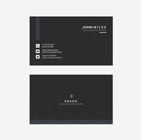Elegant and Minimalist Business Card Design vector