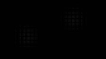 Red and Orange Cybernetic Tetris Background VJ Loop in 4K video