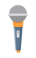 A microphone icon on a white background vector