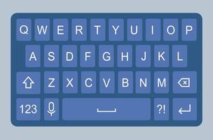 A keyboard with the words overly on it vector