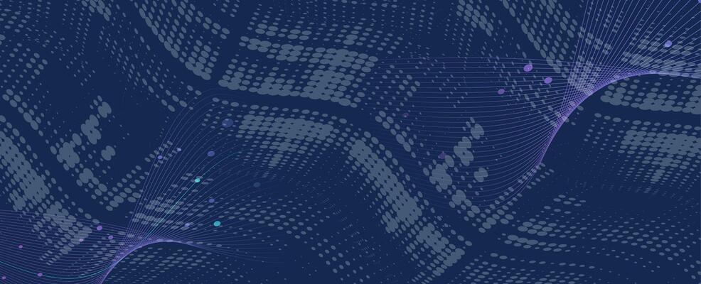 a blue background with a wavy pattern