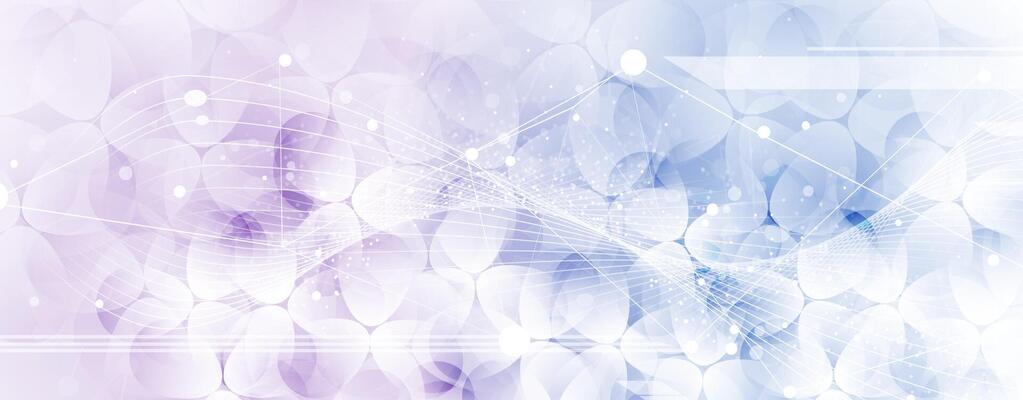 abstract light background with circles and lines