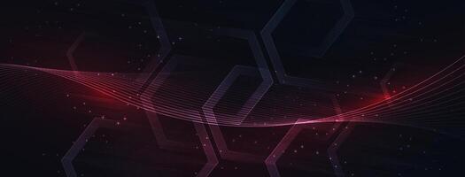 abstract background with red lines and lines vector