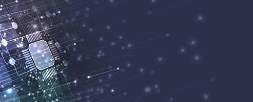 The abstract technology background vector