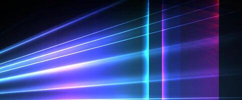 abstract light rays on a black background vector