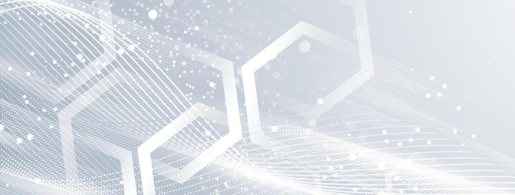 abstract technology background with white lines