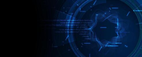 a futuristic background with a blue background vector