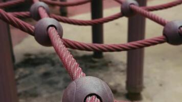Rope For Climbing and Playing in Children Playground video