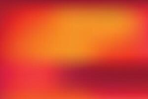 Abstract gradient blur background backdrop with vibrant neon colors like red orange. vector