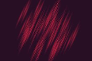 Digital abstract pattern of red dots forming dynamic waveform visualization on black background vector