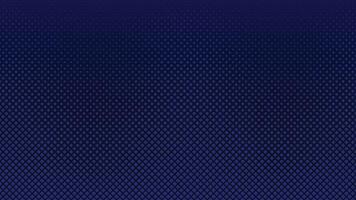 Blue square dots halftone gradient effect on dark blue background vector