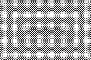 Halftone pattern design with black dots in a gradient shading depth and textured surface effect backdrop and background vector