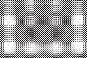 Halftone pattern silhouette design with black dots in a gradient shading depth and textured surface effect backdrop and background vector