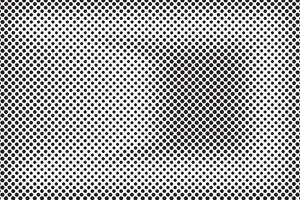 Halftone pattern silhouette design with black dots in a grid creating gradient shading depth and textured surface effect backdrop and background vector