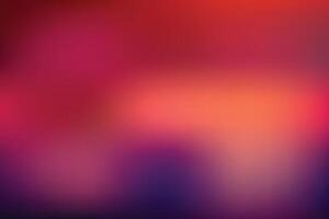 Abstract gradient blur background backdrop with vibrant neon colors like pink orange blue and magenta vector