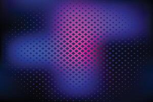 Abstract gradient dots background backdrop with vibrant neon colors like pink, blue, black. vector