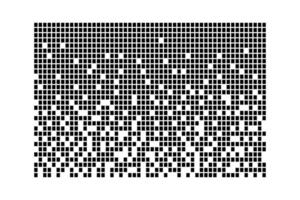 Background of pixel disintegration. A partial halftone. Dispersed dotted pattern vector