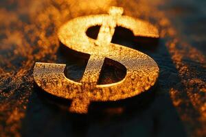The Golden Dollar A Gleaming Symbol in the Sun photo