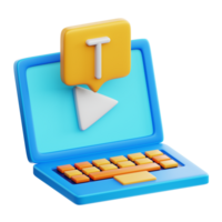 une portable avec une jouer bouton sur il png