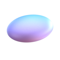 A blue and purple sphere sitting on a black surface png