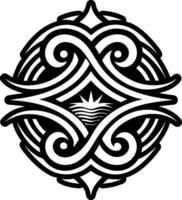 A solid style icon of wave symbol vector