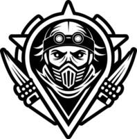 A solid style icon showing jewish shield vector
