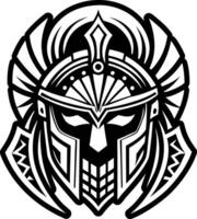 A filled style icon of conqueror symbol vector