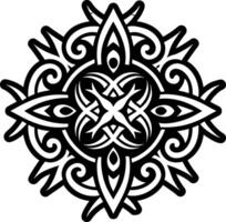 A solid style icon of guidance tattoo design vector