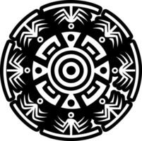 A filled style icon of hopi symbol vector