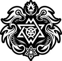 Solid icon showing living creatures in glyph style vector