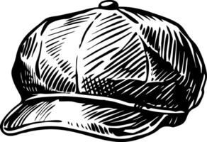 Blinders cap illustration in vintage style vector