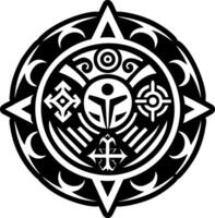 A solid style icon of astronomical symbol vector