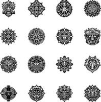 A filled style icon of buffalo skull symbol vector