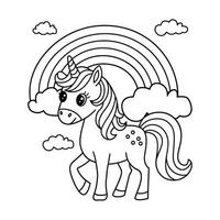 A Whimsical Walk Through the Clouds vector