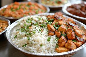 Elegant Fusion Royal Flavors on Simple Platters photo