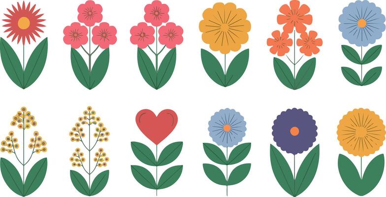 creative flower bloom of petal and plant in soft hues