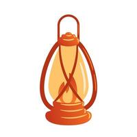 A compact and portable hiking lamp designed for outdoor adventures. With adjustable brightness levels, it provides reliable illumination in the dark. Ideal for camping, trekking, and nighttime vector