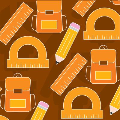 Backpacks and rulers layout.