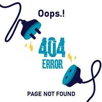 Plugged out 404 issue. vector