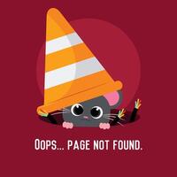 Mouse caused 404 error. vector