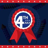 Patriotic award badge. vector